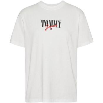 textil Mujer Camisetas manga corta Tommy Hilfiger DW0DW16441-YBR Blanco