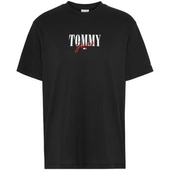 textil Mujer Camisetas manga corta Tommy Hilfiger DW0DW16441-BDS Negro