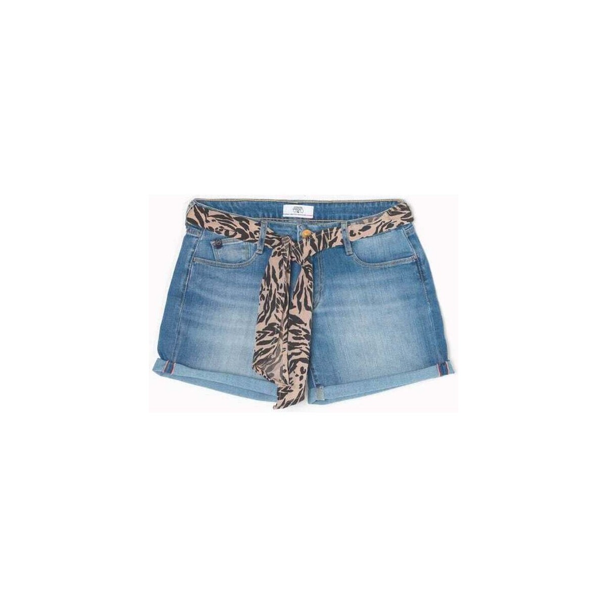 textil Mujer Shorts / Bermudas Le Temps des Cerises Short de vaquero JANKA Azul