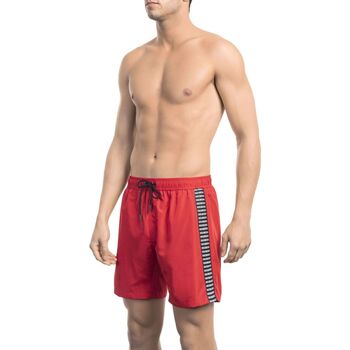 textil Hombre Shorts / Bermudas Bikkembergs bkk1mbm06 red Rojo