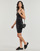textil Mujer Vestidos cortos Calvin Klein Jeans LOGO ELASTIC STRAPPY DRESS Negro