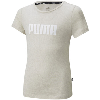 textil Niña Tops y Camisetas Puma  Beige