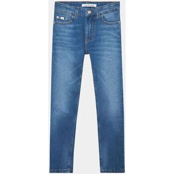 textil Niño Vaqueros Calvin Klein Jeans IB0IB01716 SLIM-1A4 MID BLUE Azul