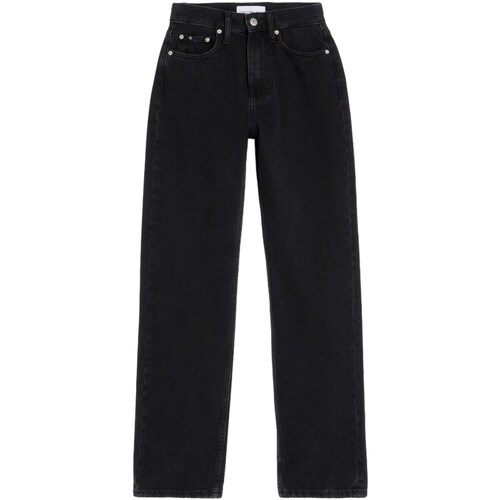 textil Mujer Vaqueros rectos Calvin Klein Jeans J20J221243 Negro