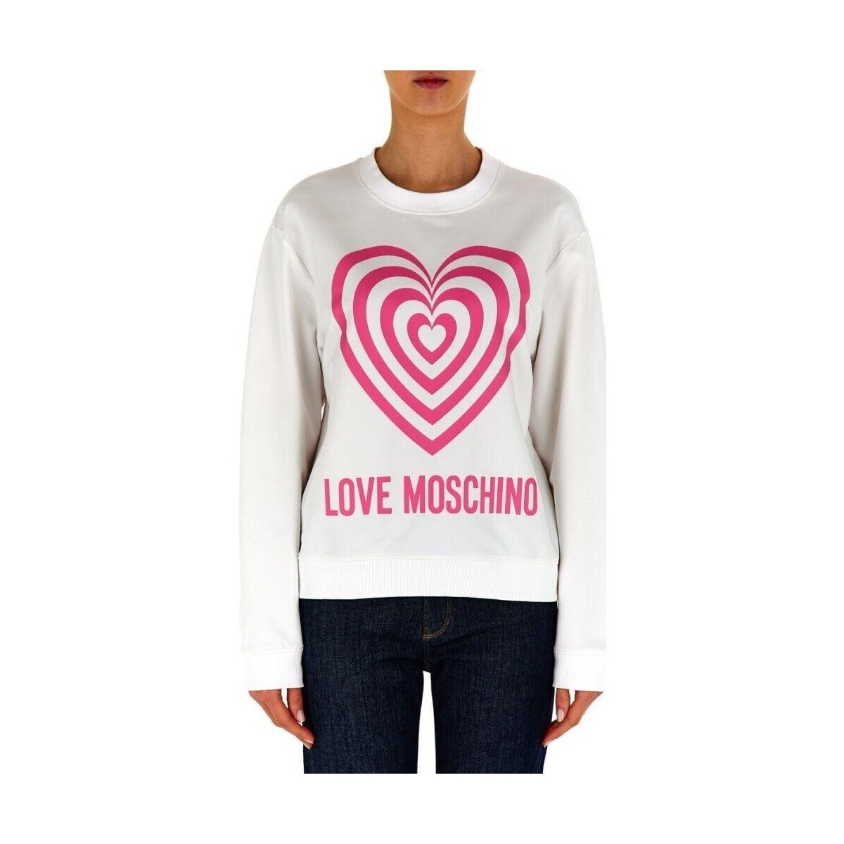 textil Mujer Sudaderas Love Moschino W6306 56 E2246 Blanco