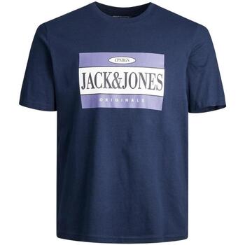 textil Hombre Camisetas manga corta Jack & Jones 12240664 Azul
