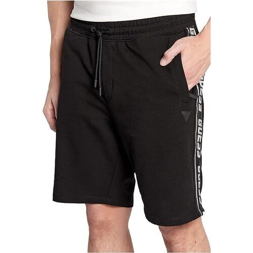textil Hombre Shorts / Bermudas Guess SHORT ARLO  HOMBRE Negro