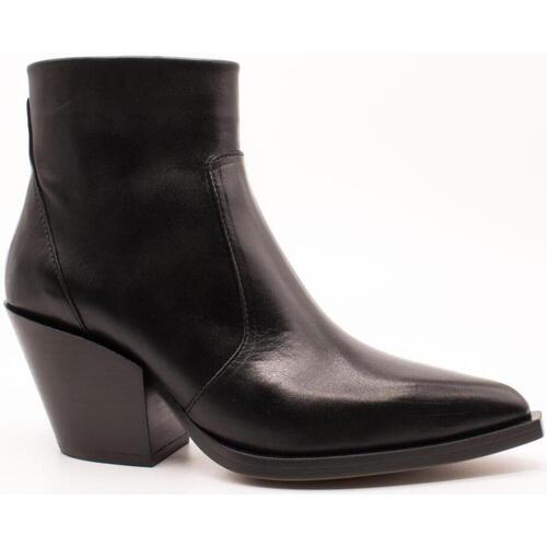 Zapatos Mujer Botines Alpe 2053-17-05 Becerro Negro