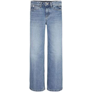 textil Niña Vaqueros Calvin Klein Jeans IG0IG02065 WIDE-1AA AUTHENTIC LIGHT BLUE Azul