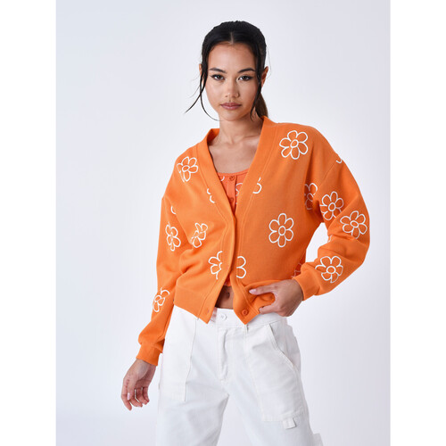 textil Mujer Chaquetas de punto Project X Paris  Naranja