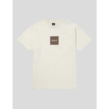 textil Hombre Camisetas manga corta Huf CAMISETA  SET BOX S/S TEE  BONE Blanco