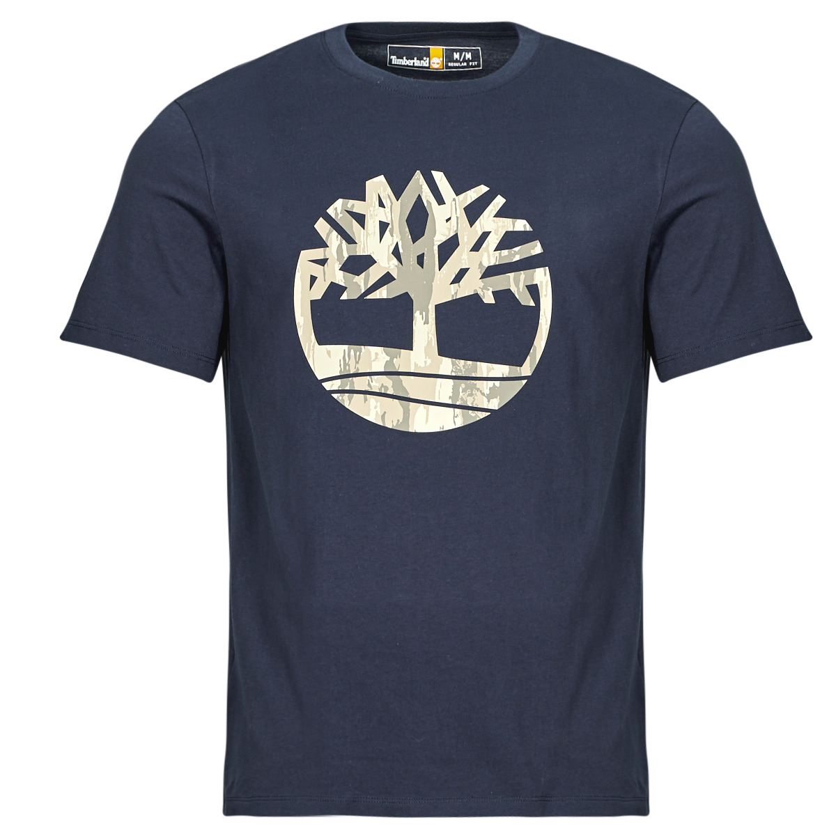 textil Hombre Camisetas manga corta Timberland Camo Tree Logo Short Sleeve Tee Marino