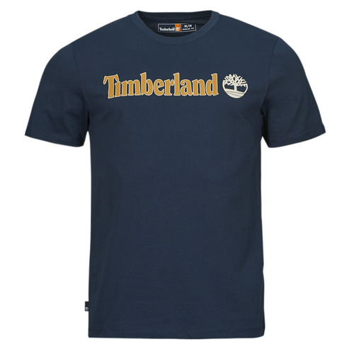 textil Hombre Camisetas manga corta Timberland Linear Logo Short Sleeve Tee Marino