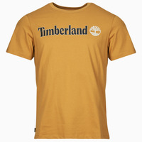 textil Hombre Camisetas manga corta Timberland Linear Logo Short Sleeve Tee Camel