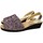 Zapatos Mujer Sandalias Avarca Cayetano Ortuño Menorquina purpurina Multicolor