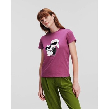 textil Mujer Tops y Camisetas Karl Lagerfeld  Rosa