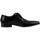 Zapatos Hombre Derbie Jeffery-West Zapatos De Cuero Pulido Negro