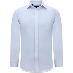 textil Hombre Camisas manga larga Gentile Bellini Oxford Hombre Blanco