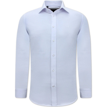 textil Hombre Camisas manga larga Gentile Bellini Oxford Hombre Blanco