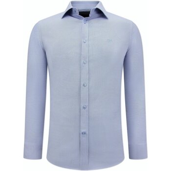 textil Hombre Camisas manga larga Gentile Bellini Oxford Business En Para Hombre Azul
