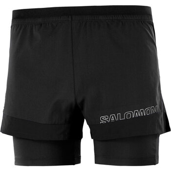 textil Hombre Pantalones cortos Salomon CROSS 2IN1 SHORTS M Negro