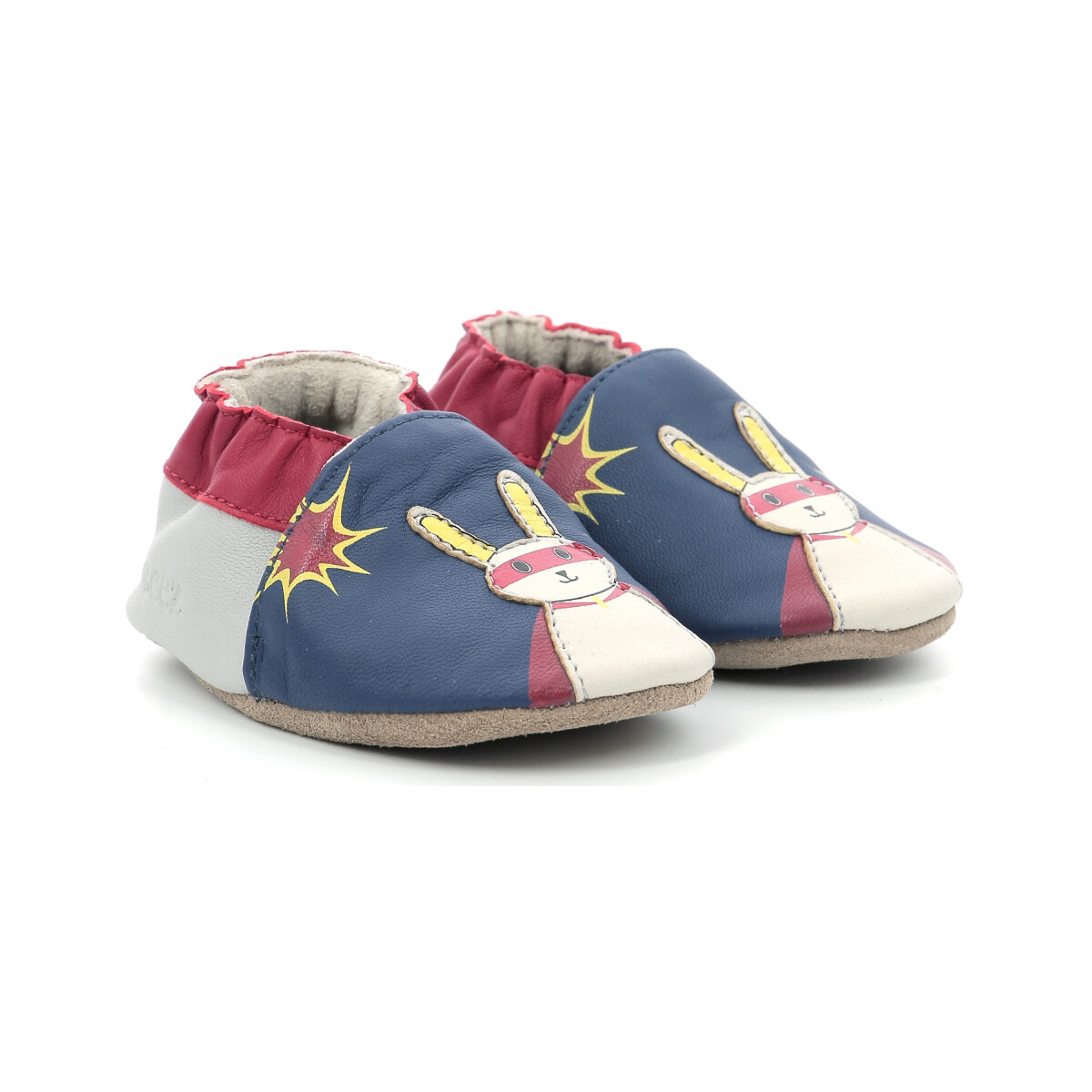 Zapatos Niño Pantuflas para bebé Robeez Magic Rabbit Azul