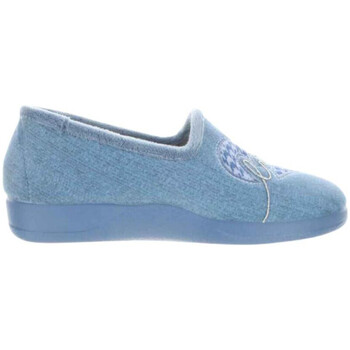 Zapatos Mujer Pantuflas DeValverde Zapatilla de casa -1141 azul mujer Azul