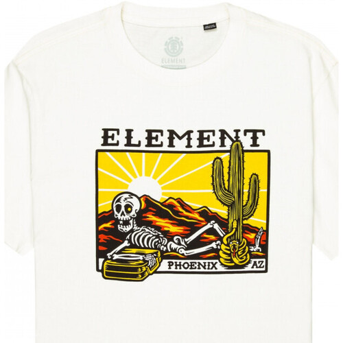 textil Hombre Tops y Camisetas Element Dusk ss Blanco