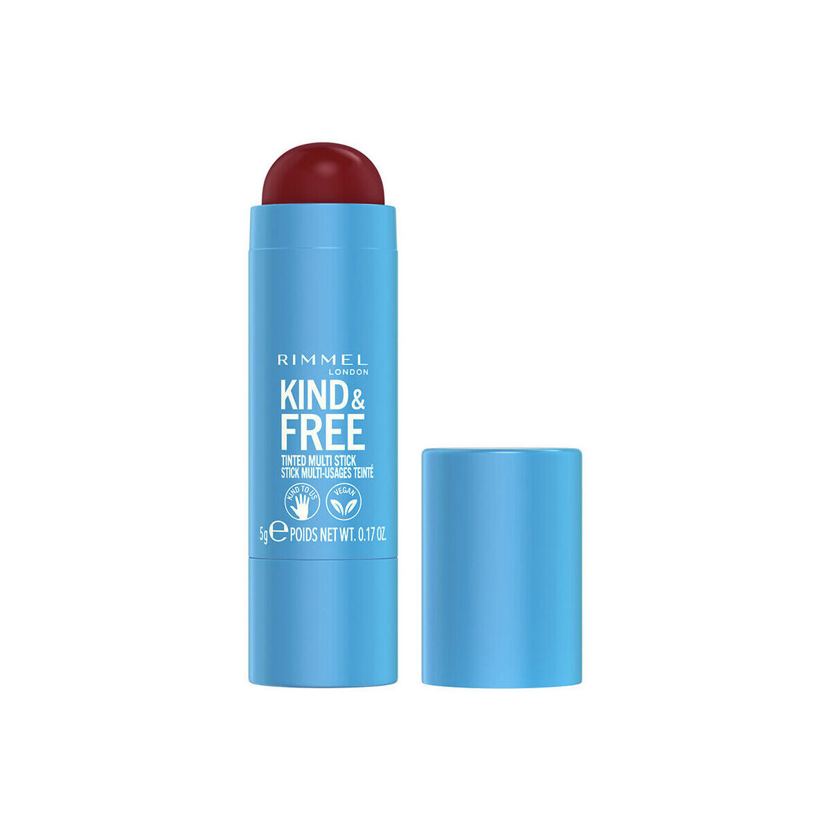 Belleza Mujer Colorete & polvos Rimmel London Kind & Free Tinted Multi Stick 005-berry Sweet 5 Gr 