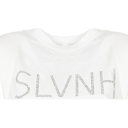 textil Mujer Camisetas manga corta Silvian Heach PGP22127TS Blanco