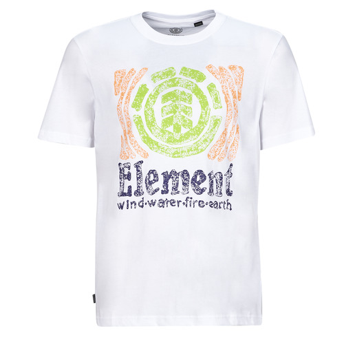 textil Hombre Camisetas manga corta Element VOLLEY SS Blanco