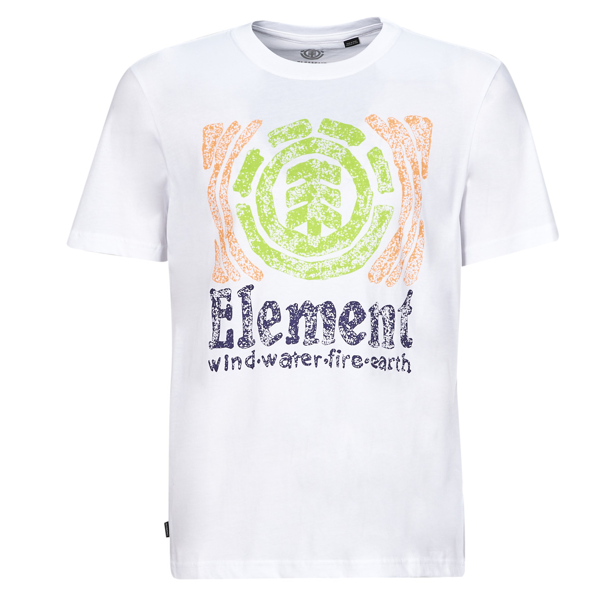 textil Hombre Camisetas manga corta Element VOLLEY SS Blanco
