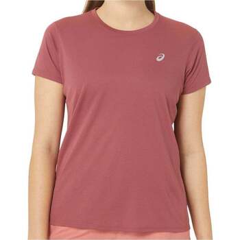 textil Mujer Camisas Asics CORE SS TOP Rosa