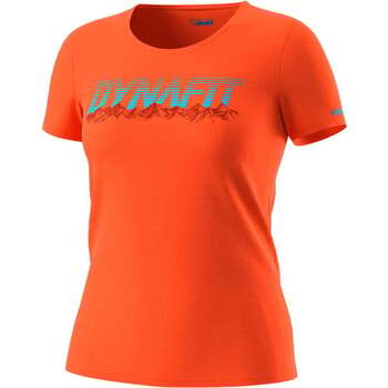 textil Mujer Camisas Dynafit GRAPHIC CO W S/S TEE Naranja
