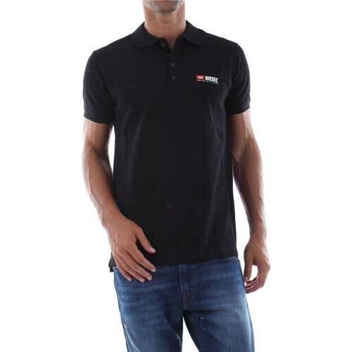 textil Hombre Tops y Camisetas Diesel 00SY86 0BAWH - T-WEET-900 BLACK Negro