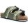 Zapatos Hombre Sandalias Napapijri Footwear NA4ETH LEATHER SANDAL-GD6 GREEN Verde