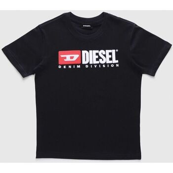 textil Niños Tops y Camisetas Diesel T-JUSTDIVISION 00J47V 00YI9-K900 BLACK Negro