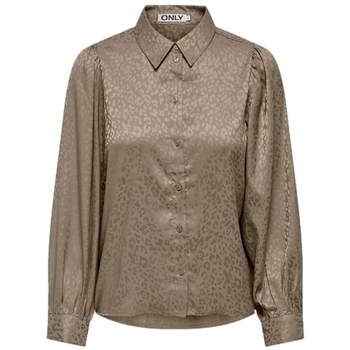 textil Mujer Tops / Blusas Only Shirt Lalley Zora L/S - Weathered Teak Beige