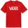textil Niños Tops y Camisetas Vans VN000IVFBWH1-RED Rojo