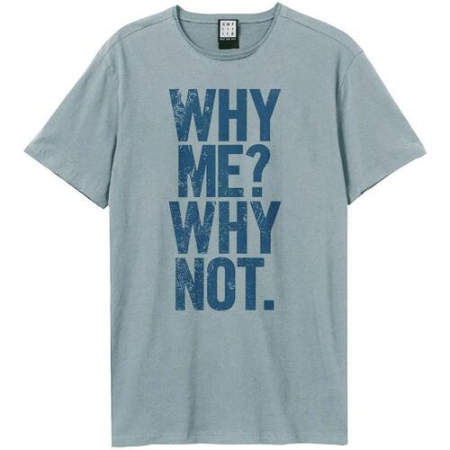 textil Camisetas manga larga Amplified Why Me Azul