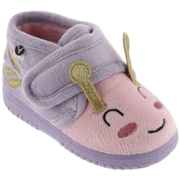 Zapatos Niños Pantuflas para bebé Victoria Baby Shoes 05119 - Lila Violeta