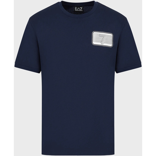textil Hombre Camisetas manga corta Emporio Armani  Azul