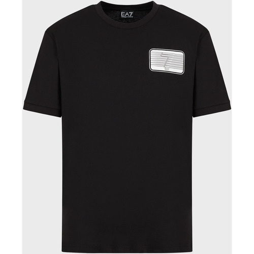 textil Hombre Camisetas manga corta Emporio Armani  Negro