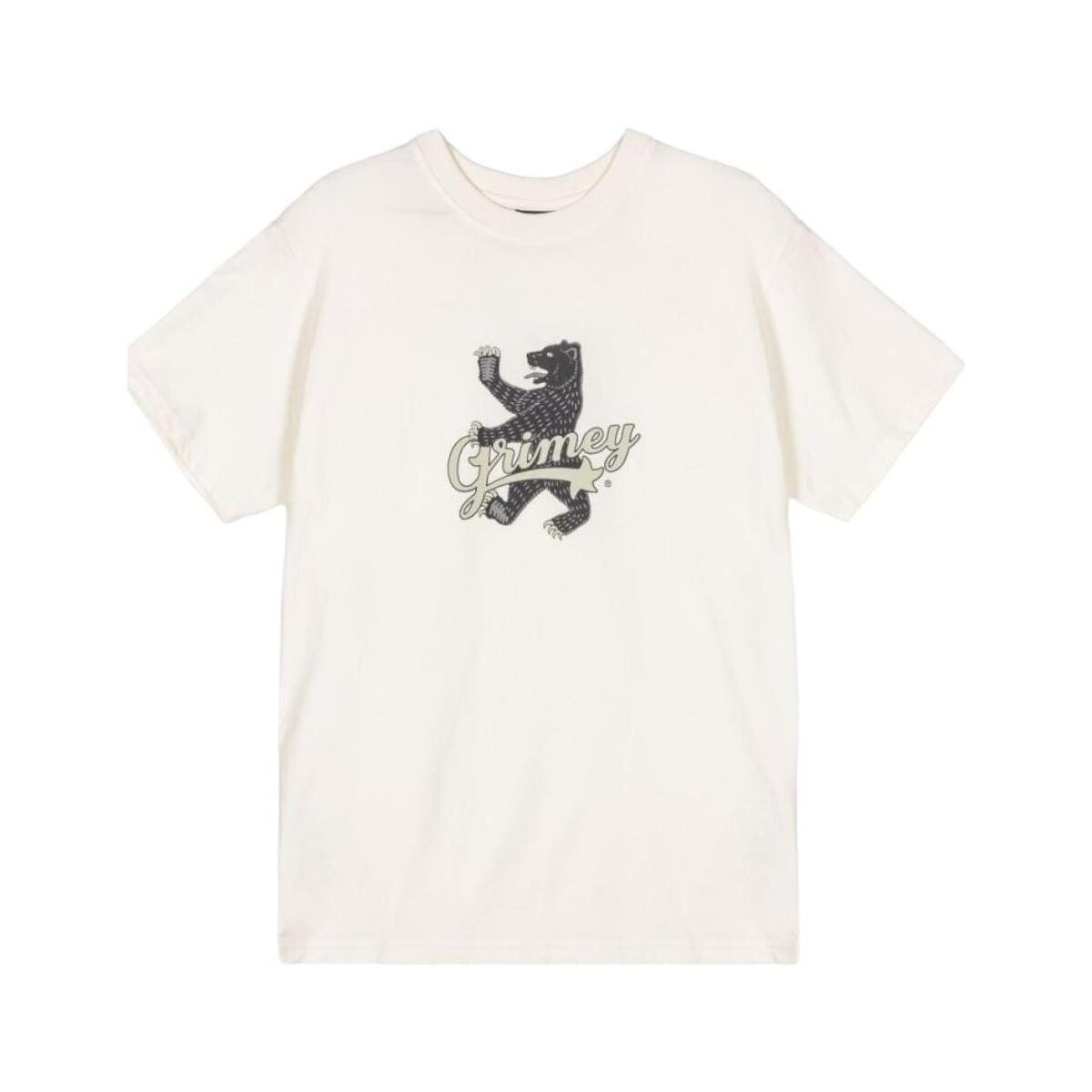textil Hombre Camisetas manga corta Grimey GA686 WHT FW23 Blanco