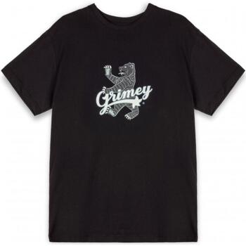 textil Hombre Camisetas manga corta Grimey GA686 BLK Negro