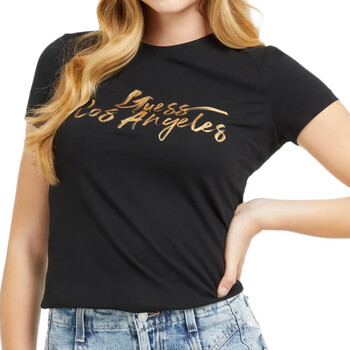 textil Mujer Tops y Camisetas Guess  Negro