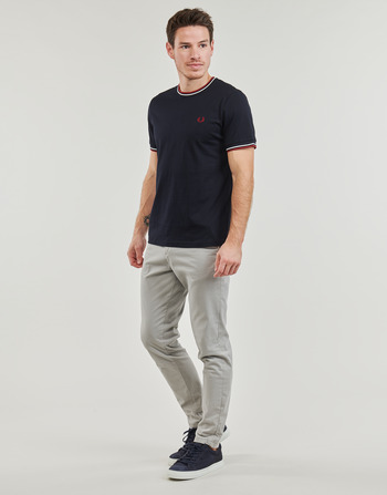 Fred Perry TWIN TIPPED T-SHIRT Marino