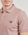 textil Hombre Polos manga corta Fred Perry PLAIN FRED PERRY SHIRT Rosa / Negro
