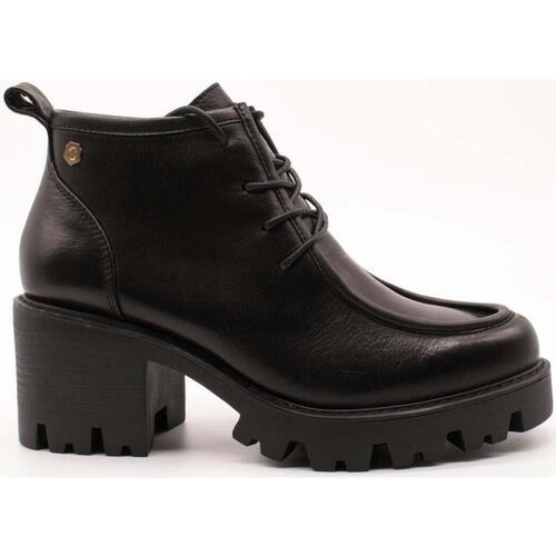 Zapatos Mujer Botines Carmela 16113201 Piel Negro Negro