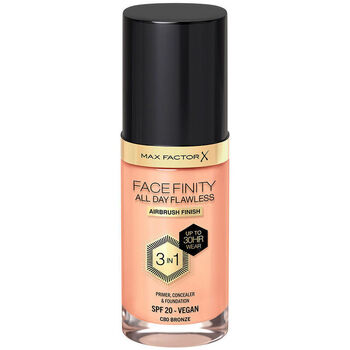 Belleza Mujer Base de maquillaje Max Factor Facefinity 3in1 Primer, Concealer & Foundation 80-bronze 